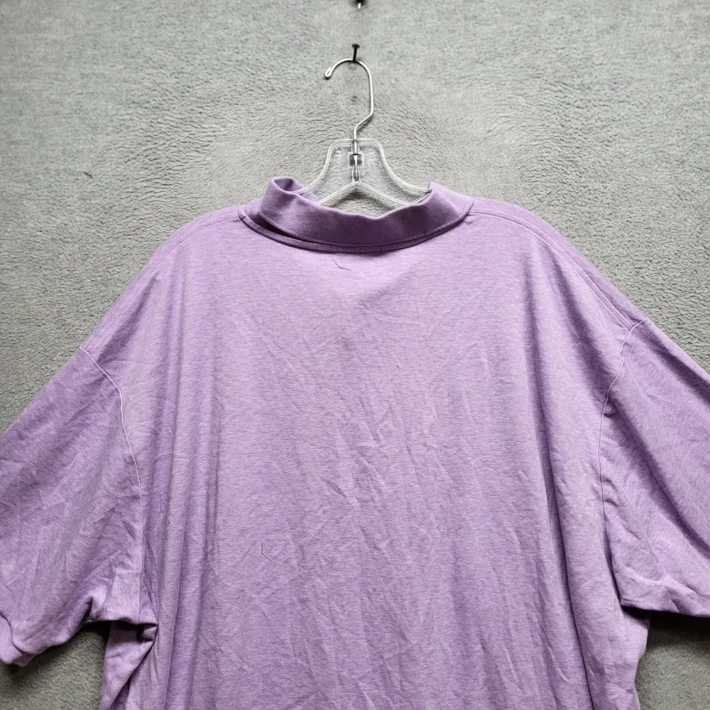 Polo Ralph Lauren Men Polo Shirt 3XLT Purple‎ Logo Flesh Pony Short Sleeve